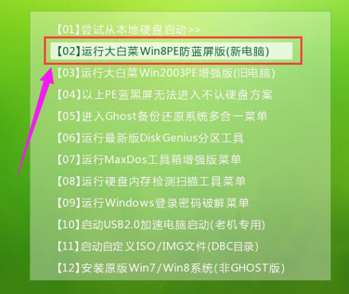 大白菜u盘装系统,小编教你大白菜怎么使用u盘装win8系统