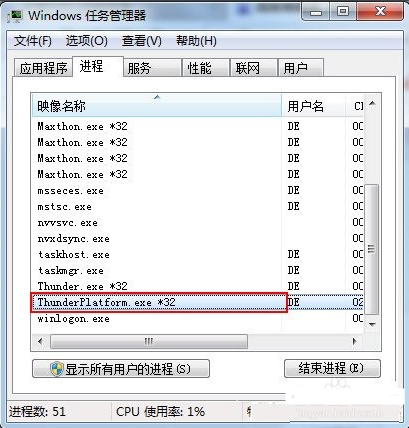 小编教你教您怎么禁止迅雷thunderplatform进程开机启动