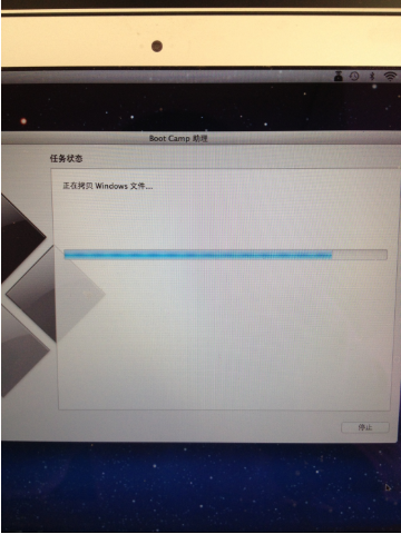 macbook air装win7